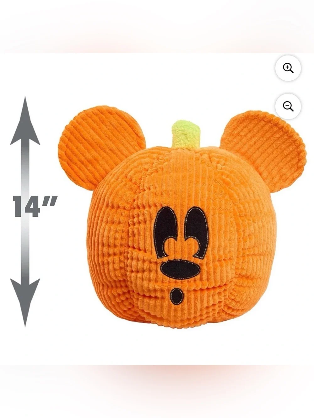 Disney Halloween Mickey Pumpkin Plush